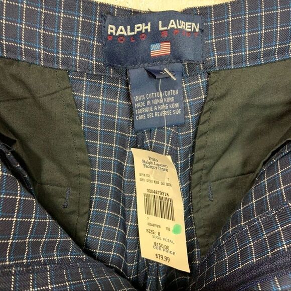 Y2K Ralph Lauren Sport Hi Rise Plaid Trouser - Picture 5 of 8
